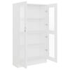 Display Cabinet White 82.5 x 30.5 x 150 cm Particleboard