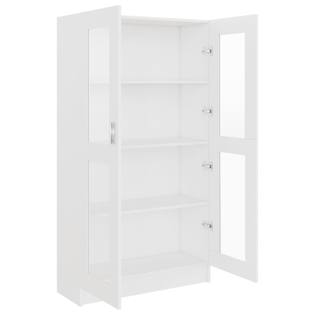 Display Cabinet White 82.5 x 30.5 x 150 cm Particleboard