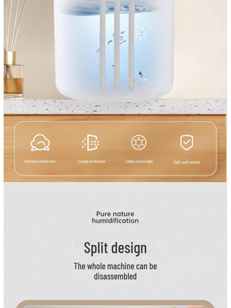 Увлажнитель воздуха двойного назначения и ночник с дистанционным управлением – бесшумное, мощное устройство для ароматерапии в спальне