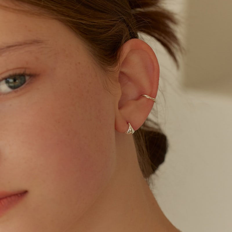Lewe drop curve fit earring