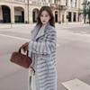 High-end Chinchilla Imitation Mink Fur Integrated Coat Long Over Knee Fashion Fur Fur Coat