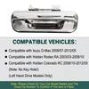 1pc Tailgate Handle w/wo Keyhole Chrome for Isuzu D-Max 2002-2011 Holden Colorado RC 2008-2012 Left Hand Driver 8980792320