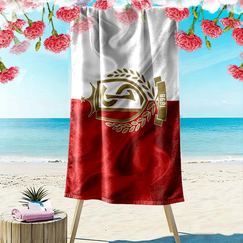Standard Liege Print Beach Towel, Large Soft Quick Dry Towel for Beach Camping Swimming