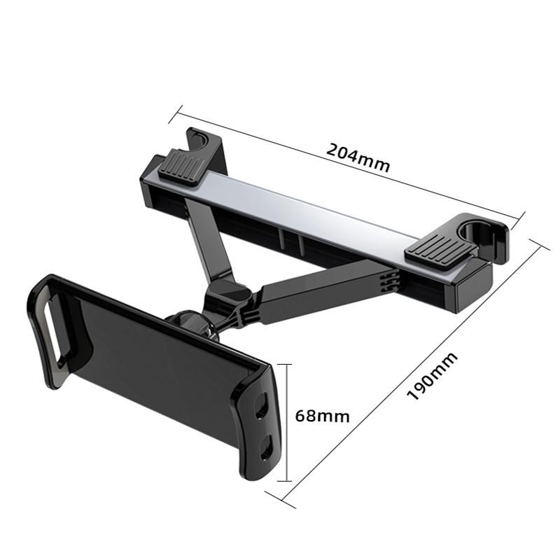 2023 Car Mount: Rear Seat Headrest Holder for Phones & Tablets