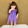 55 CM 22 Inch Soft Silicone Reborn Baby Bath Doll Toy Realistic Princess Toddler Beautiful Bebe Girl