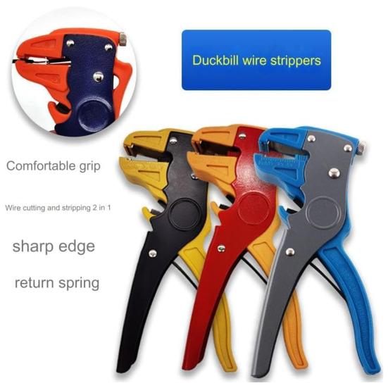 Автоматический саморегулирующийся инструмент для зачистки проводов Эргономичный дизайн Нескользящая ручка Компактный легкий провод