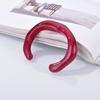 Fashion Irregular Cuff Bangles Bracelets For Women Vintage Resin Acrylic Geometric Open Wrist Bangle Punk Jewelry Pulseras Gift