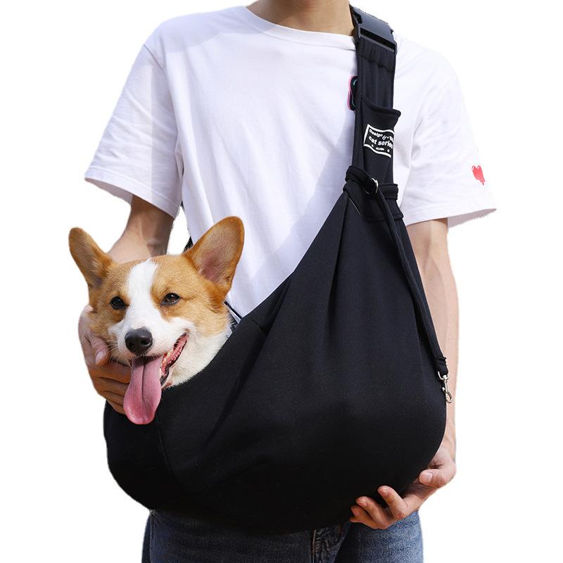 Adjustable Pet Dog Carrier Bag Outdoor Travel Puppy Single Shoulder Bags Dogs Comfort Sling Handbag Puppy Tote Pouch