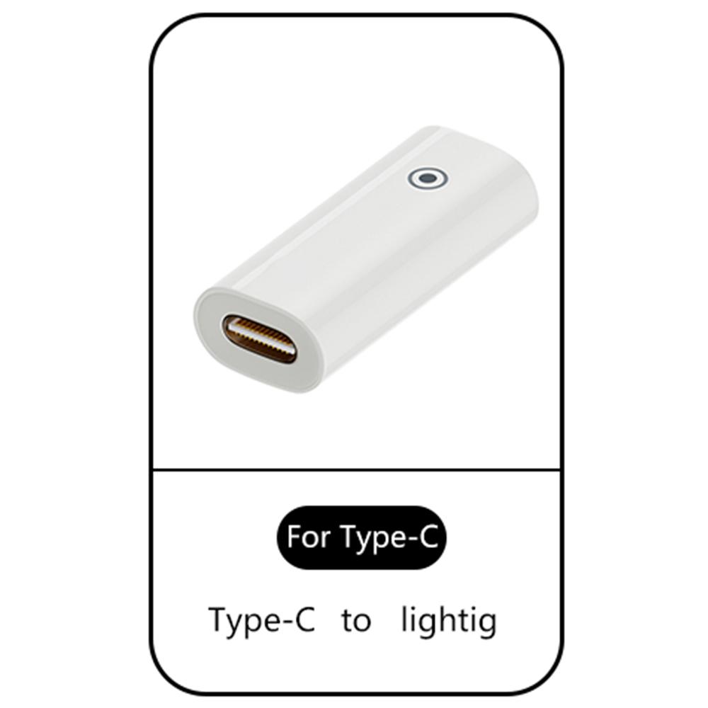 FONKEN Конвертер Apple Pencil, адаптер для зарядки, кабельный разъем Type-C, гнездо на молнию, гнездо, конвертер для Apple Pencil, 1st