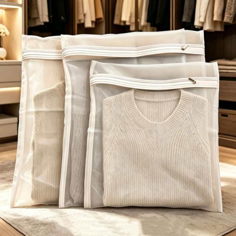 Rectangular Clothing Storage Bag Anti Yellowing Clothing Organizer For Bedroom Wardrobe