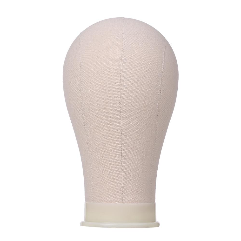 Голова блока из пробкового холста Голова манекена Голова парика Дисплей для укладки Голова манекена Холстовая голова