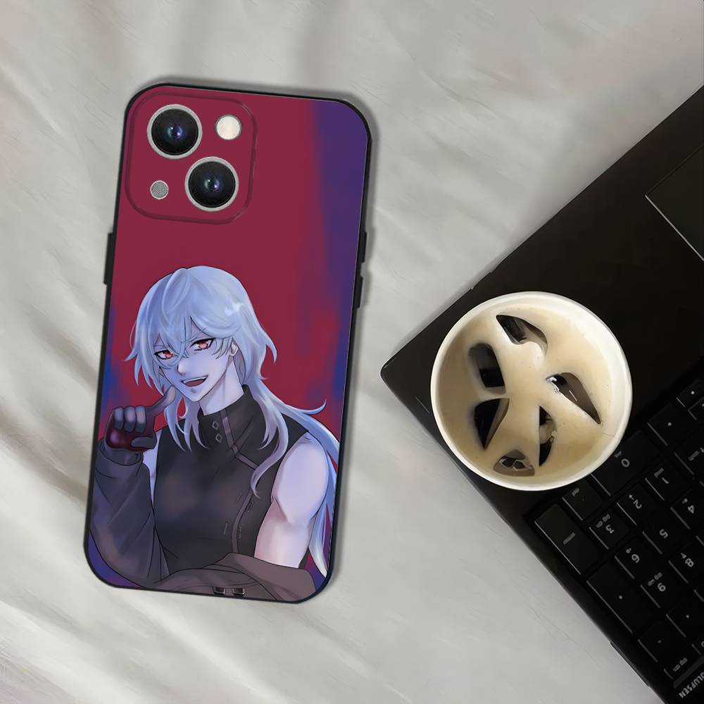Игра D-Date With Death M-Манга Черная Мягкая Обложка Чехол для Телефона Для iPhone 17,16,15,14,13,12,11,Pro,XS,Max,XR,Plus,E,SE4,Mini