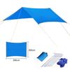 Portable Lightweight Waterproof Rain Tarp Rain Fly Tent Tarp Shelter Sunshade for Camping Hiking