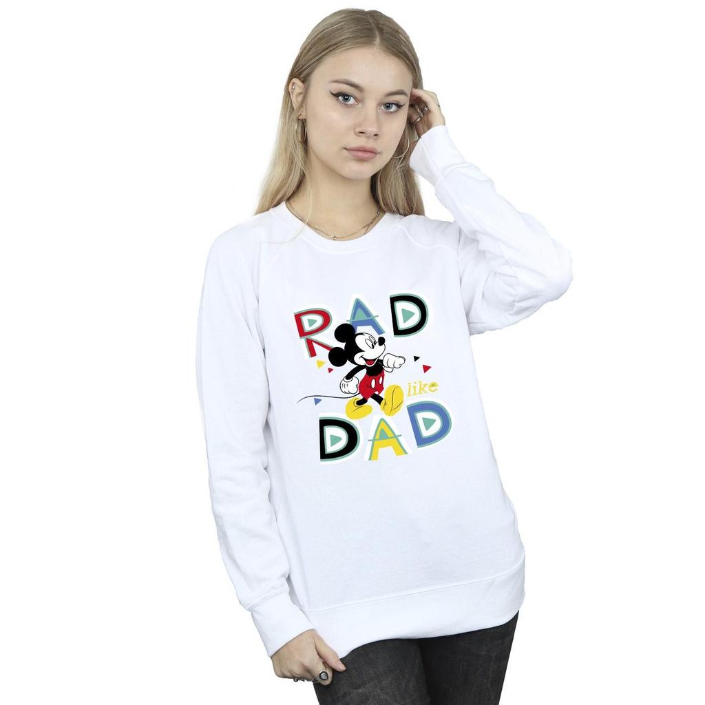 Disney Womens/Ladies Mickey Mouse Rad Dad Sweatshirt