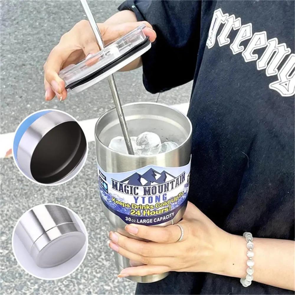 New Fashion Thermo Bottle 30Oz Car Cup Termos Stainless Steel Coffee Beer Juice Mugs Water Thermos for Men