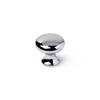 Boutons De Meuble Rond - Zamak - Chromé - Lot De 4 - 25 X 25 X 25 Mm