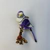 Exquisite Creative Cute parrot Alloy Jewelry Storage Box Enamel Plated Animal Shaped Ornaments Gift Home Decoration Bottles