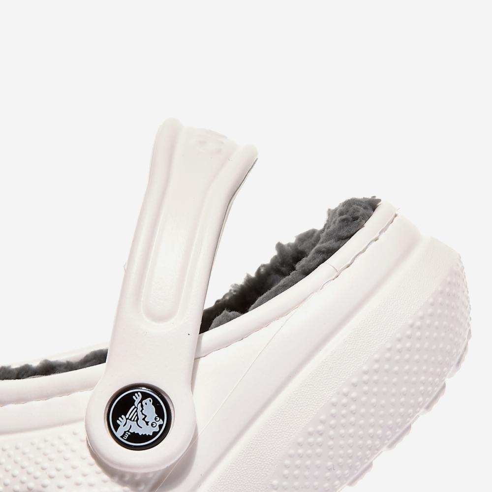Crocs Классические сабо с подкладкой Crs203591 Белый Серый
