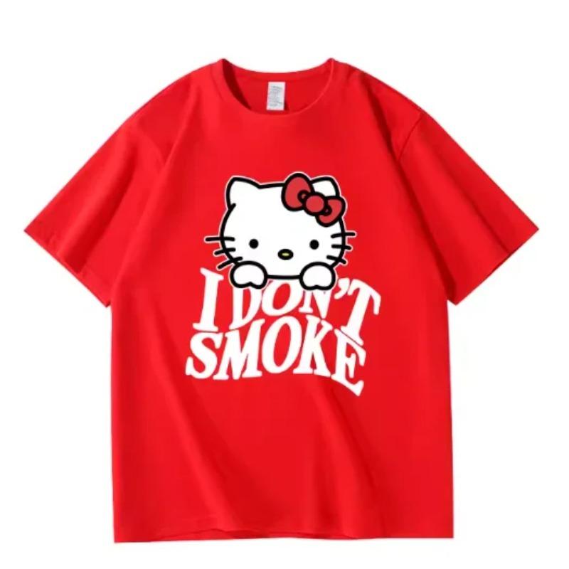 Sanrio Hilita Womens Printed Tshirt Casual Short Sleeve Round Neck Bestseller 2026 Multi Functional Womens Round Neck Tshirt