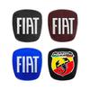 44mm 71mm 75mm 89mm Car Front Rear Logo Auto Grille Emblem sticker steer wheel Accessories For Fiat Abarth 500 Bravo Punto Panda