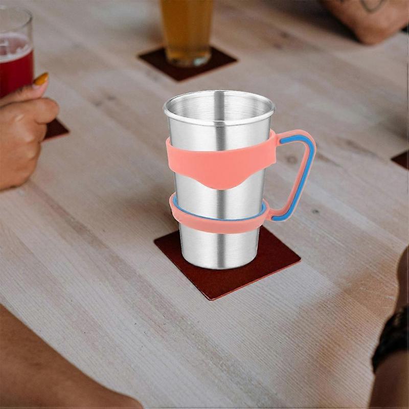 2pcs Plastic Tumbler Handles Anti Slip Mugs Grip Travel Cup Holder For Tumblers For Tumbler Mugs Car Cup Handle