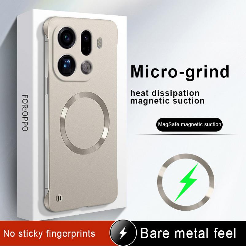 Тонкая рамка Магнитный чехол Magsafe для телефона OPPO Find X9 Pro x9 X8 Ultra X8s +X8 Pro X7 Reno 14 Pro 13 12 Защитная крышка для камеры