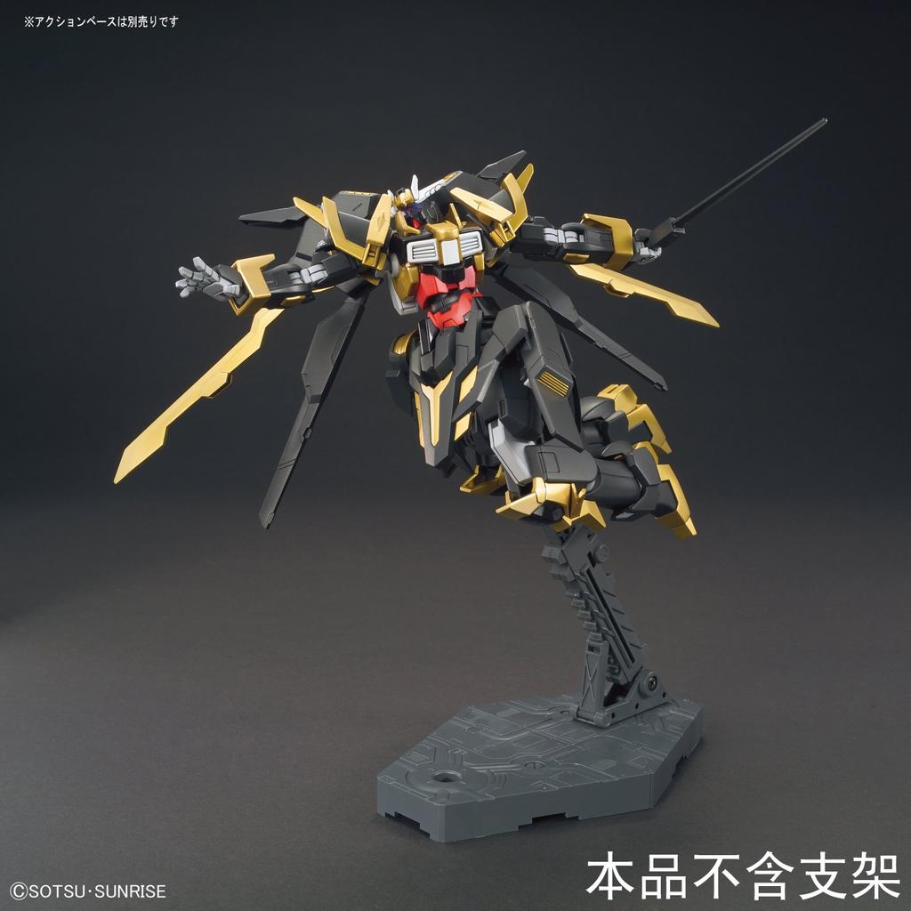 Пластиковая модель HGBF Gundam Build Fighters AR Gundam Schwarzritter в масштабе 1/144 с цветовой кодировкой