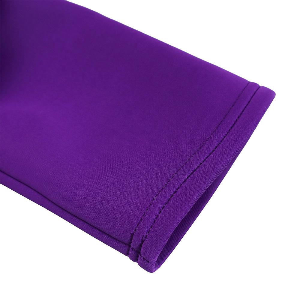 JKASHDK Женские модные весенне-осенние однотонные коктейльные и вечерние платья с рукавами 1/2 и круглым вырезом с высокой талией