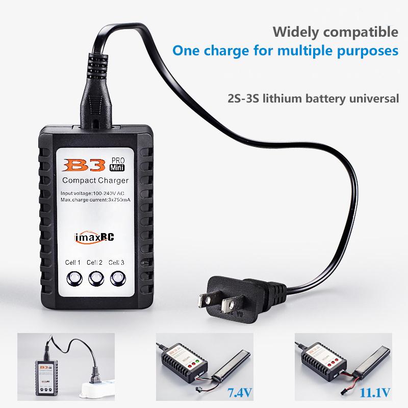 1 Комплект 2S 3S Ячеек B3 7.4V 11.1V Мини Li-Полимерный Lipo Зарядное Устройство Для RC Lipo AEG Airsoft Батареи RC Модели Запасные Части