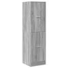 VidaXL Armoire apothicaire sonoma gris 40x41x144,5cm bois d'ingénierie, coffre d'apothicaire, meuble d'apothicaire, coffre à 3309641