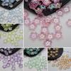 Hanmade Transparent Five-petal Flower Loose Beads About 12mm Jewelry Accessories DIY Handmade Material for Earrings Bracelet Making Acrylic Plastic