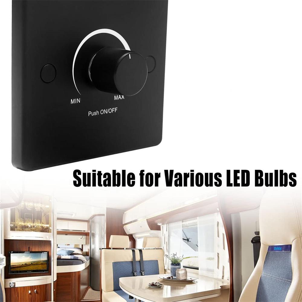 Диммер ШИМ 12-24 В постоянного тока для дома на колесах, лодки, грузовика, кемпера, диммируемый светодиодный свет для салона