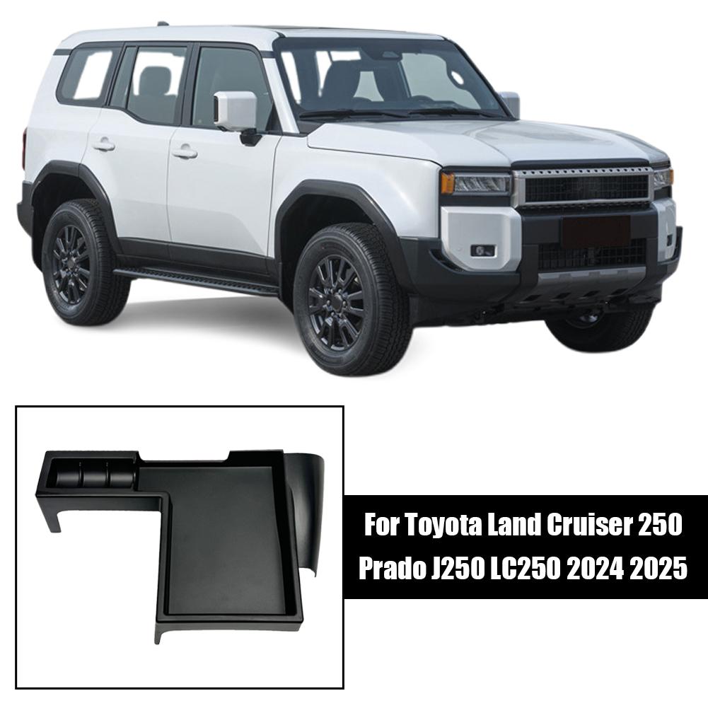 Органайзер-лоток для центральной консоли для Toyota Prado LC250 Верхний слой Ящик для хранения Вставка в приборную панель для мелких предметов и держатель для телефона