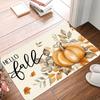 FaLL Pumpkin Doormat, Fall Seasonal Rug Harvest Thanksgiving Vintage Rustic Yard Floor Mat Switch Mat for Indoor Outdoor