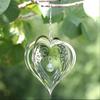 1Pc Stainless Steel Rotating Wind Spinner Hanging Decorations Garden