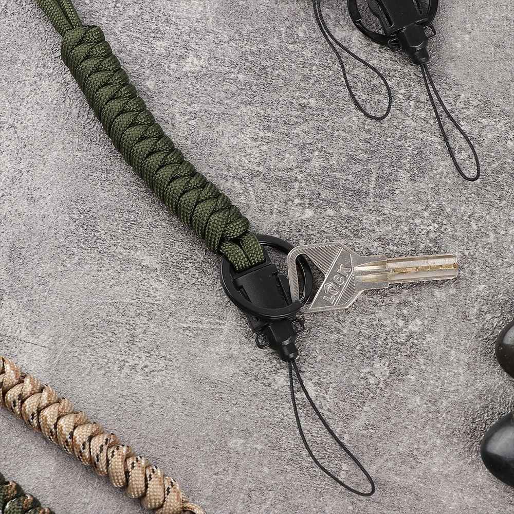 Рюкзак, 11 стилей, брелок для самообороны, брелок из паракорда, шнурок с вращающейся пряжкой, парашютный шнур