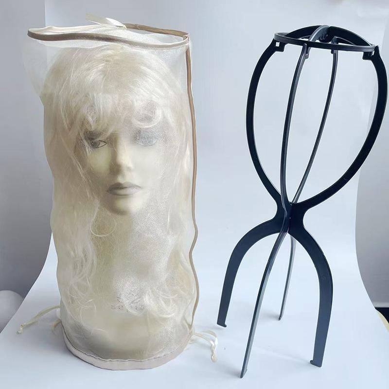 3 шт. Унисекс Взрослый Пыльник для парика Регулируемый со шнурком Портативный дорожный органайзер для защиты парика от грязи и пыли для упаковки