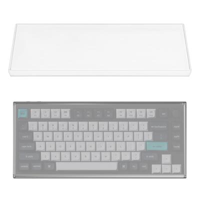 Geekria Крышка от пыли для клавиатуры с ручкой Прозрачная акриловая крышка для клавиатуры на 84 клавиши для компьютерной клавиатуры, совместимая с Keychron Q1 Q1 Q1 Keychron V1 AULA F75 F75