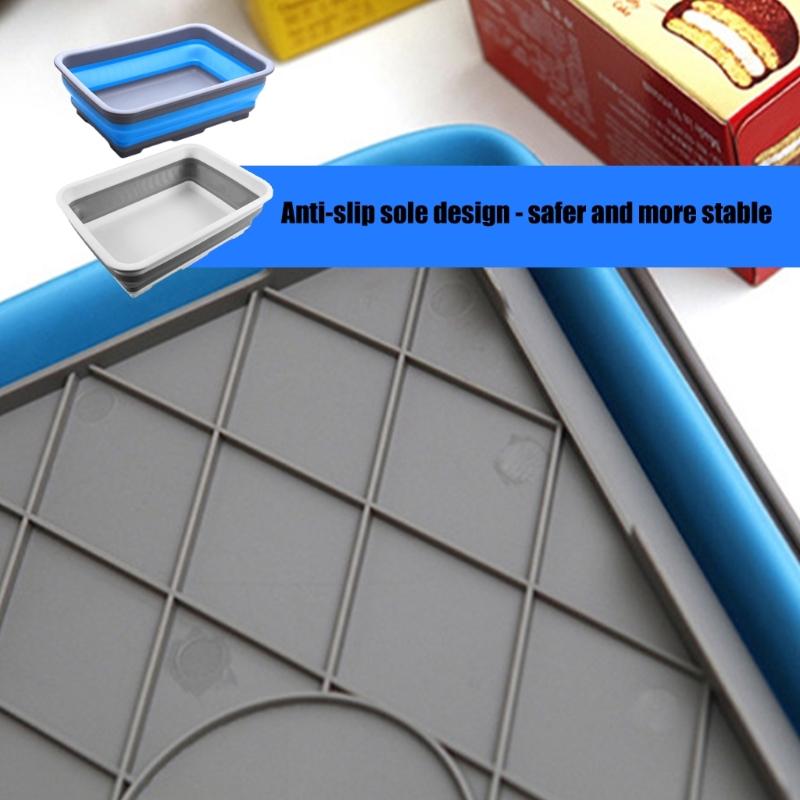 Outdoor Camp Basins Portable Foldable Foot Basin Convenient Foot Soaking Bath for Travel Camping Home Use Enduring