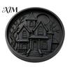 Resin Soap Making Mold Halloween Stepping Stone Mold, Reusable Plastic Molds, DIY Cement Durable Casting Form Path Maker for Garden Patio Lawn