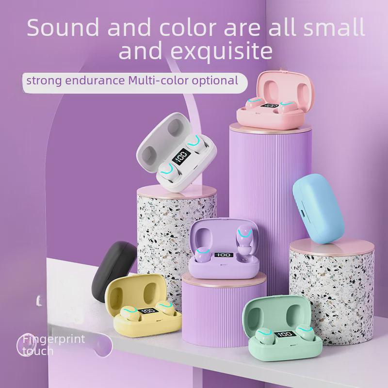 Беспроводная Bluetooth-гарнитура T1 Macaron S9, многоцветная модель M1 TWS X37