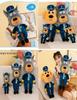 Sheriff Labrador Stuffed Animal Toy Customizable Design Available In 30cm 45cm And 60cm Sizes Yellow/grey