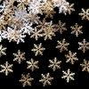300 шт. 2 см рождественские снежинки конфетти елочные украшения рождественские украшения для дома зимняя вечеринка торт декор поставки