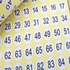 30 Листов 0,4 Дюйма 1-100 Последовательных Номерных Наклеек Водонепроницаемые Самоклеящиеся Для Улицы