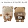 Plush Baby Ear Hat Thick Baby Winter Cap Cute Toddler Hat  Cold Weather