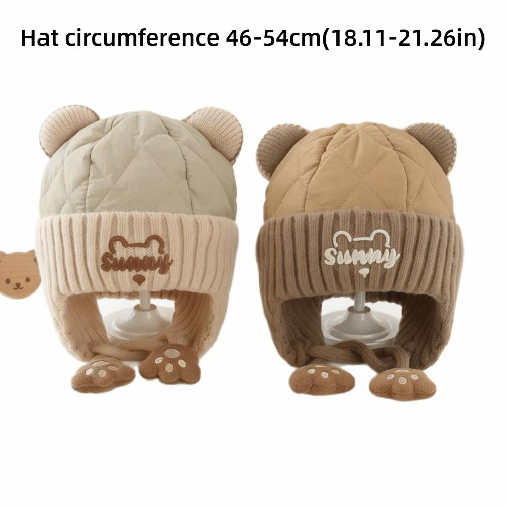 Wind Resistant Toddler Hat Thick Baby Winter Cap Comfort Baby Ear Hat Baby