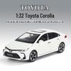 1:32 Toyota Corolla Металлическая модель автомобиля со звуком и светом - Инерционная игрушка из сплава для мальчиков