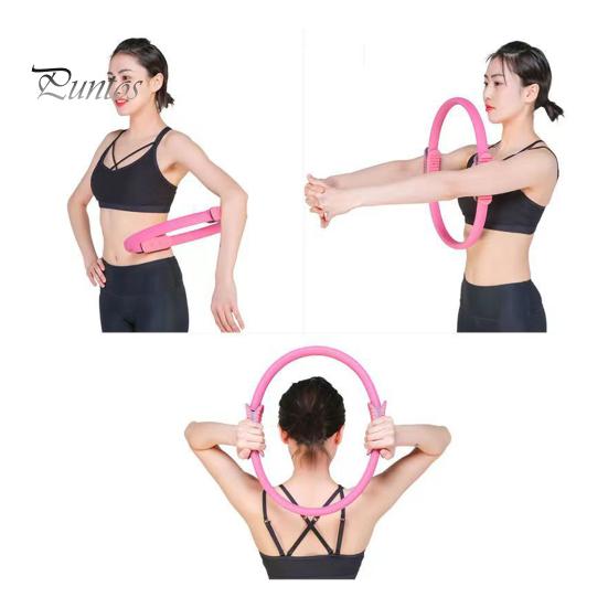 Женское кольцо для пилатеса с нескользящими ручками для ног, тонизирующее внутреннюю часть бедра, упражнения для мышц тазового дна, круг для йоги, домашний тренажерный зал, фитнес-оборудование