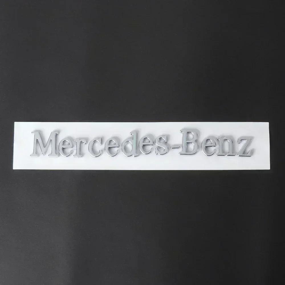 1pc Mercedes benz ABS Car 3D Letter Rear Emblem Trunk Sticker for AMG C E S GLE CLC Class W204 W203 W205 W124 W221 W213 W212