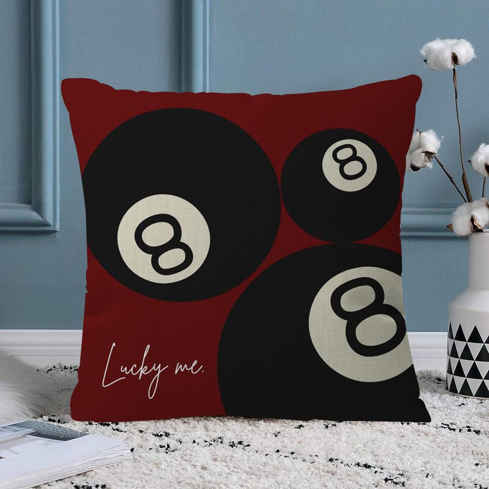 Black And White No Ball Art Pillow Cushion Cover Pillowcase Living Room Sofa Home Decor Customized